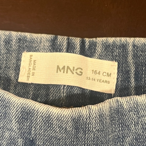 Mango Mid Wash High-Waisted Skinny Jeans - Size 13-14Y / 164cm - Picture 3 of 4